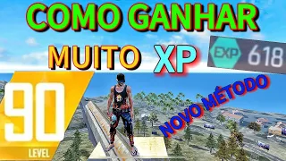 COM ESSE MÉTODO VOCÊ VAI GANHAR MUITO XP E SUBIR DE NÍVEL NO FREE FIRE, ATUALIZADO 2023