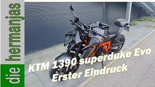 KTM 1390 Superduke evo; erster Eindruck