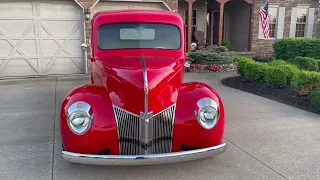 1940 FORD V-8 PICK-UP, CLEAN CALIFORNIA TRUCK, ALL STEEL