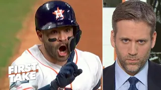 Was Jose Altuve wearing a buzzer? Max Kellerman breaks down video | First Take