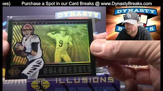 2022 Illusions Football Card 8 Box Half Case Break #4   Sports Cards
