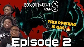 This opening was TRIPPY! | KAIJU NO. 8 Episode 2 Reaction