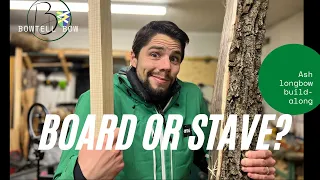 Making an Ash Stave Bow from a Board