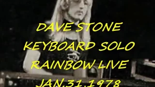 Dave Stone Keyboard Solo 1978