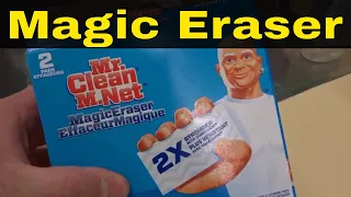 How To Use Mr. Clean Magic Eraser-Full Tutorial