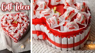 How to make KINDER Chocolate CAKE | DIY Gift for Valentine's Day