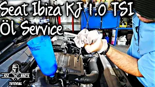 Seat Ibiza (KJ) 1.0 TSI | Öl + Ölfilterwechsel | Inspektion #1 | Drehmomentwerte | Oil Service