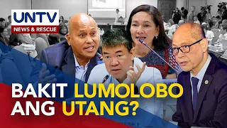 Lumolobong utang ng Pilipinas, pinuna ng ilang senador; economic managers, dumipensa