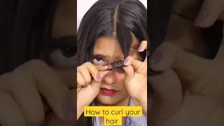How to curl your hair without curler 2 minutes || hair curling tips at home  ||