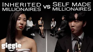 Does money buy happiness? 💵💵 "Self made millionaires" vs "inherited millionaires"