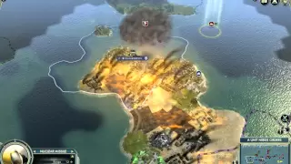 Civilization V Nuclear Missiles Destroying Cities