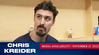 New York Rangers: Chris Kreider Postgame Media Availability | Nov. 17, 2022