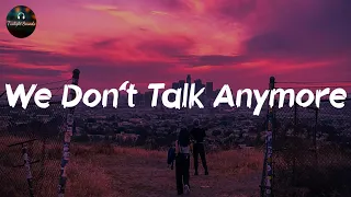 Charlie Puth - We Don't Talk Anymore (Lyrics)