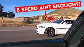 MUSTANG GT 10 SPEED TOO MUCH FOR DODGE CHARGER SCAT PACK?!