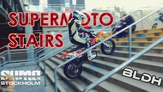 Let's Ride the STAIRS! | Supermoto Exploring | BLDH