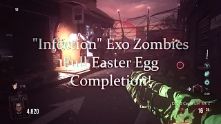 AW "Infection" Exo Zombies - Full Easter Egg-All Steps-2 Players-Walkthrough/Gameplay-Bubby's Alive!