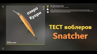 Русская рыбалка 4 - озеро Куори - Тест воблеров Snatcher