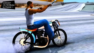 Harley Davidson V Twin Racer 1916 New ENB Top Speed Test GTA Mod Future _REVIEW