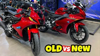 2024 Yamaha r15 v4 VS 2023 Yamaha r15 v4 Comparison Video With All Changes | It’s Red vs Red