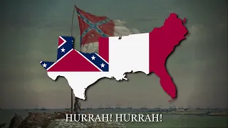 "The Bonnie Blue Flag" - Confederate Army Marching Song [LYRICS]