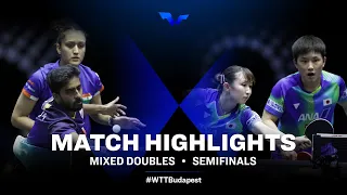 Manika B./Sathiyan G. vs Tomokazu H./Hina H. | XD | WTT Star Contender ESS 2022 (SF)