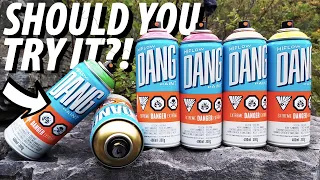 DANG Hi Flow Spray Paint!  Dang High Pressure Paint Review, Cap Test, and Coverage Test!