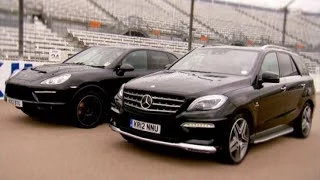 Cayenne Turbo vs ML63 AMG - Fifth Gear