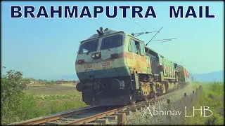 DIESEL: 15657 Brahmaputra Mail (Delhi to KYQ) with SGUJ WDG4 EMD Diesel Locomotive [ROUTE DIVERTED]