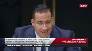 Audition complète d'Alexandre Benalla devant le Sénat