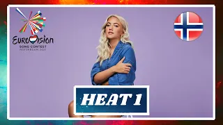 TOP 4 - HEAT 1 | MELODI GRAND PRIX 2021 | EUROVISION 2021 | NORWAY 🇳🇴