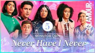 El elenco de Yo Nunca y sus SECRETOS | 5 minutos con... | Glamour México y Latinoamérica