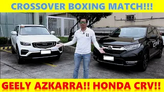 HONDA CRV vs GEELY AZKARRA!! CROSSOVER BOXING MATCH!!