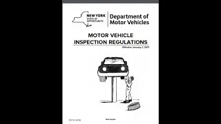 NYS Inspection Regulations Overview
