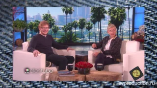 Почему Эд Ширан выкинул телефон? Интервью в шоу "Ellen" (перевод ByBitchy)