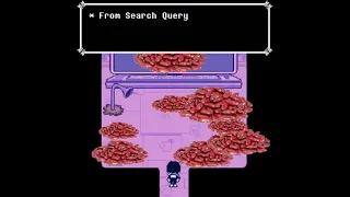 Deltarune hacked my internet history and made me a room in Queen's Castle