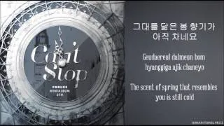 [CNBlue] Can't Stop (Hangul/Romanized/English Sub) Lyrics