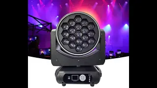 19x40w wash+zoom led moving head light