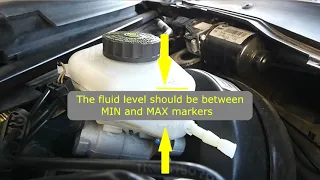 How To Check and Add Brake Fluid in BMW 3 Series F30 F31 320i 328i 330i 335i  - Quick and Easy Steps