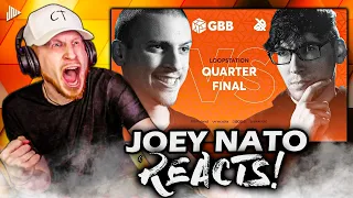 Joey Nato Reacts to NME vs BREZ | Grand Beatbox Battle 2019 | LOOPSTATION 1/4 Final