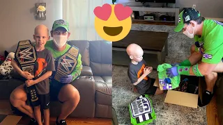 John Cena grants a surprise Make-A-Wish to his 7-year-old fan during Coronavirus pandemic ♥️👏