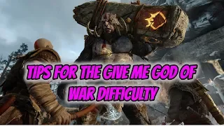 Early Game Tips For "Give Me God of War" Difficulty | God of War