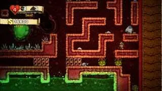 Spelunky XBLA (1080i HD) Mini-Guide #5-ALT: Surviving the Worm (Ice Caves version)