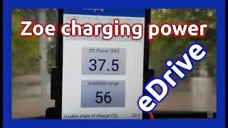 🔴 Charging speed - state of health - Renault Zoe Q90 with 43 kW AC - one cut - 🚘⚡ eDrive