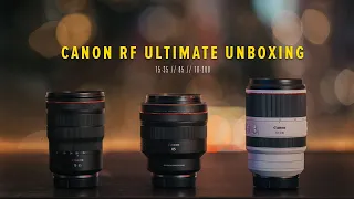 Best Canon RF Lenses Unboxing + Test Footage (2022)