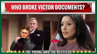 CBS Young And The Restless A thief broke in and stole Victor's documents - was it Claire or Audra?