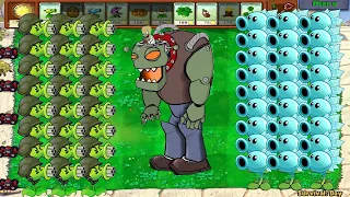 Gatling Pea vs Dr. Zomboss vs Snow Pea Epic Hack Plants vs Zombies