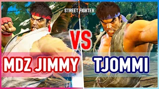 SF6 🔥 MDZ Jimmy (Ryu) vs Tjommi (Ryu) 🔥 Street Fighter 6