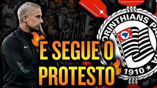 TORCIDA VAIA EM PROTESTO CONTRA SYLVINHO | Corinthians 1 x 2 Santos | Campeonato Paulista