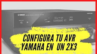 Configuración básica de tu AVR YAMAHA 2021 #yamahaAudio #cineencasa