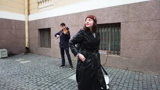 "Yesterday" The Beatles VIOLIN cover, Palace Square I  Saint Petersburg, Russia